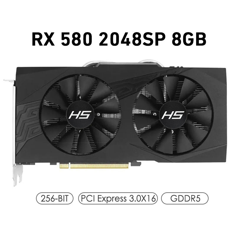 Rx 580 8Gb 2048Sp Gpu - Günstigste RX580 Placa De Grafikkarte Radeon
