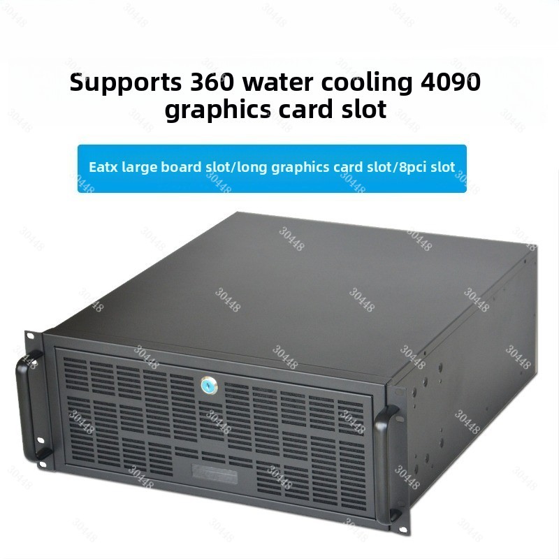8 Gpu 4U Server Chassis - 4U Server-Gehäuse, EATX Full-Size, 360mm Wasserkühlung,