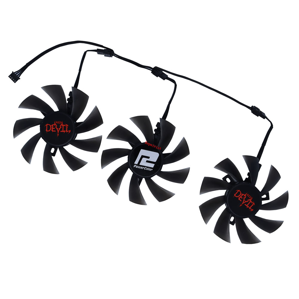 Rx 5700 Xt 8Gb Video Card - 3 teile/satz, DIY-Kühler, t129215bu, Grafik-GPU-VGA-Grafikkarten-Lüfter, für