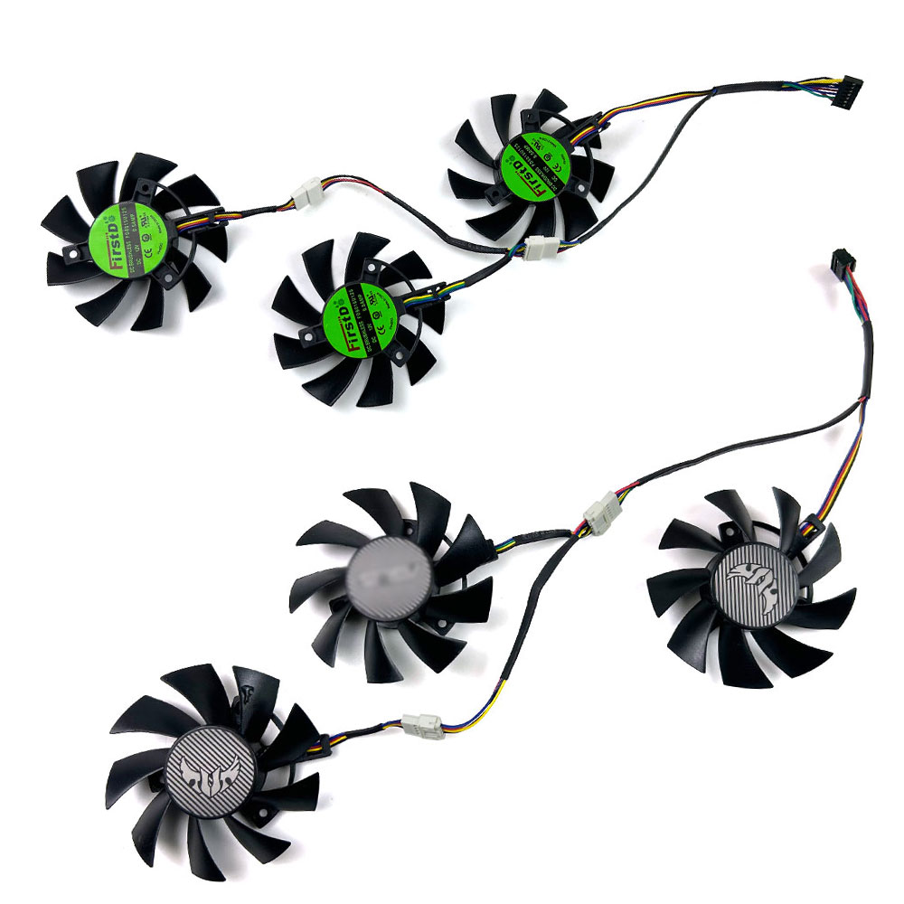 Rx 5700 Xt 8Gb Video Card - NEUER Lüfter 75mm 7pin FD8015U12D PLA08015S12HH
