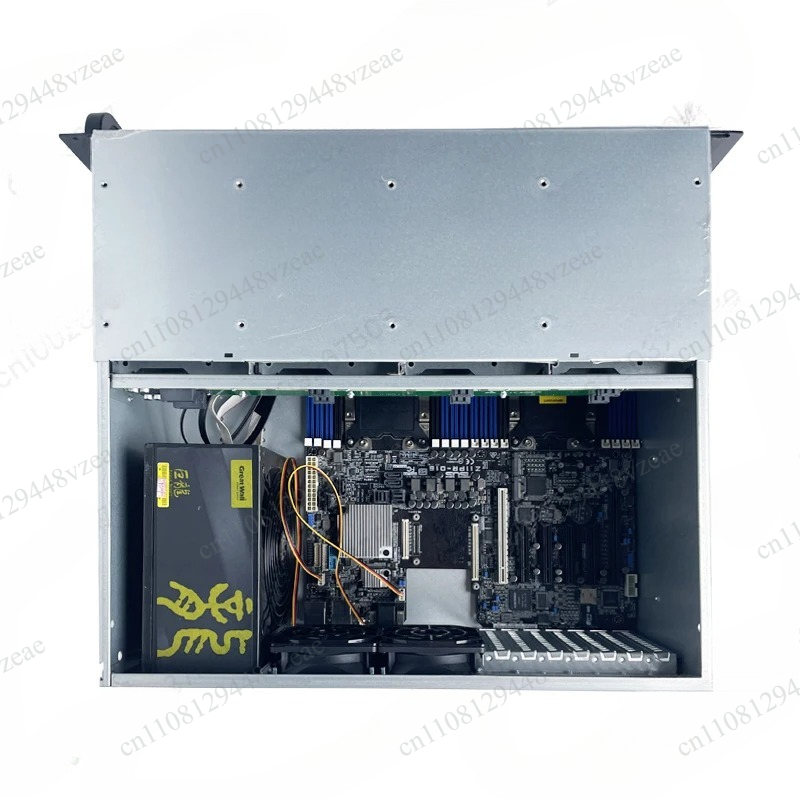 8 Gpu 4U Server Chassis - GPU-Grafikkarten-Rechenwerkstation für KI-Rendering, 4U-Server, industrielles Steuerungsgehäuse,
