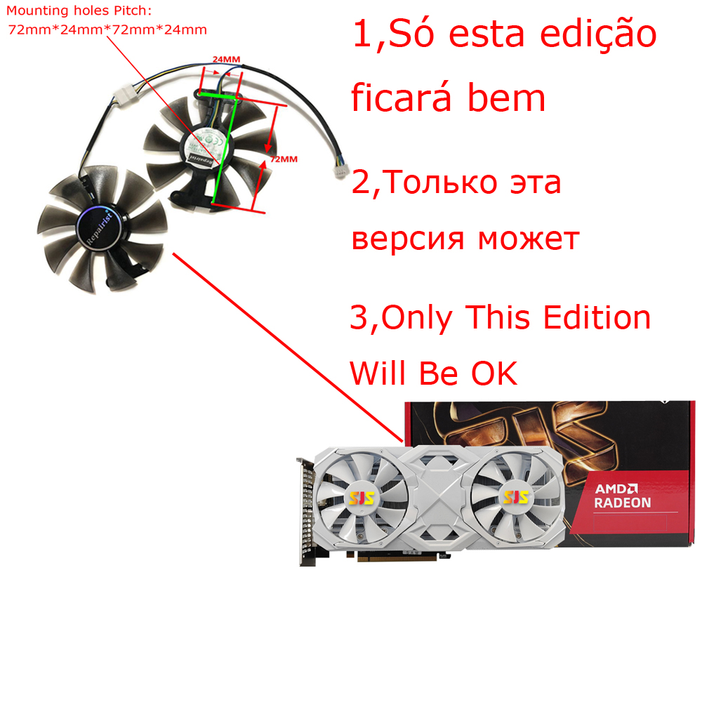 2 teile/satz, fl8015 12vb, Gra – Rx 580 8Gb 2048Sp Gpu Bewertung und Preis