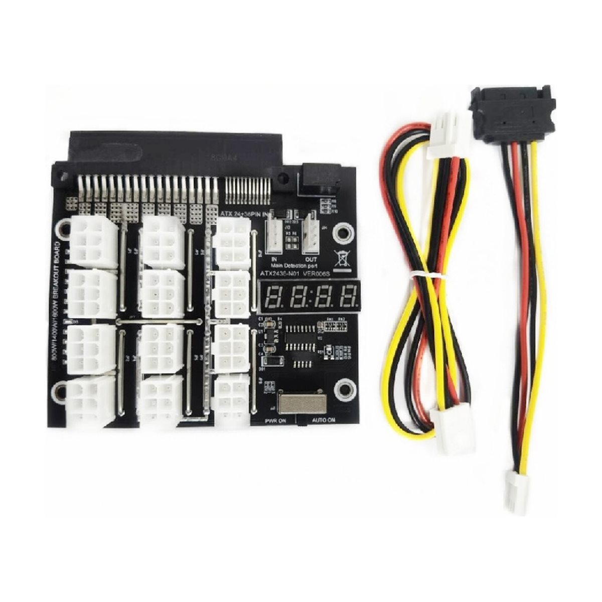 12-Port PCIe 6-Pin-Anschluss B – 2400W Server Psu Breakout Board Bewertung und Preis