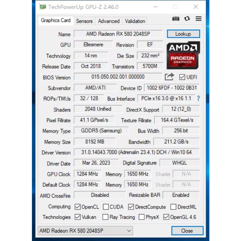 Hongyi DIY Grafikkarte RX 580  – Rx 580 8Gb 2048Sp Gpu Bewertung und Preis