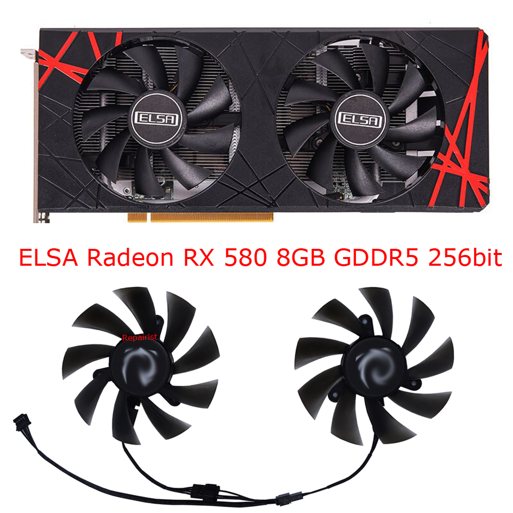 GPU-Grafikkartenlüfter Grafikk – Rx 580 8Gb 2048Sp Gpu Bewertung und Preis