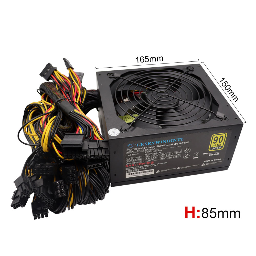 T.F.SKYWINDINL 2000 W ATX PC-N – 2000W Atx Mining Power Supply Bewertung und Preis
