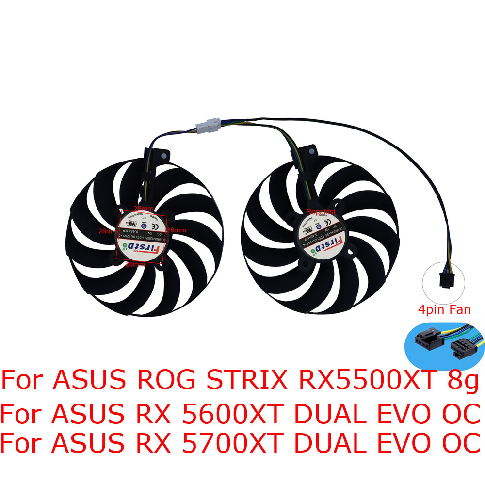 Grafikkarten-Kühlventilator fü – Rx 5700 Xt 8Gb Video Card Bewertung und Preis