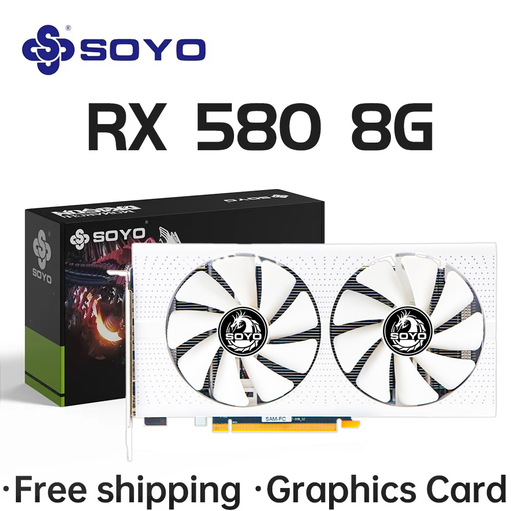 SOYO AMD Radeon RX580 8 GB Gra – Rx 580 8Gb 2048Sp Gpu Bewertung und Preis